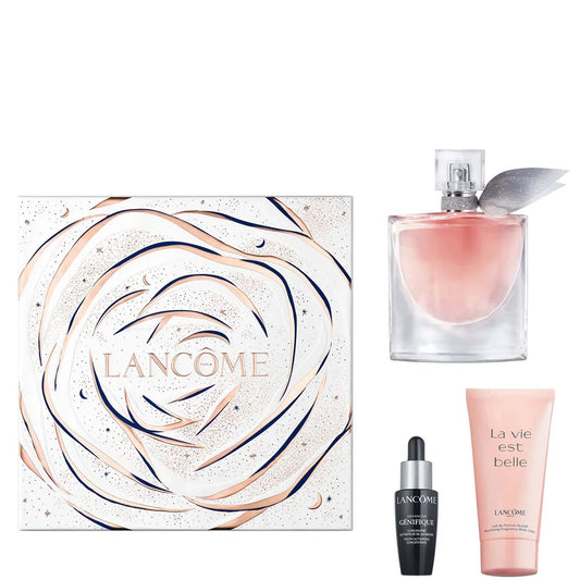 Lancome La Vie Est Belle Gift Set 50ml EDP + 50ml Body Lotion + 10ml Advanced Génifique Serum