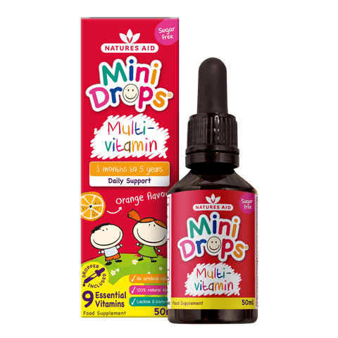 Natures Aid Multi-Vitamin Mini Drops for Infants & Children 50ml