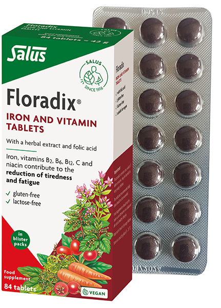 Salus Floradix Iron and Vitamin Tablets 84's
