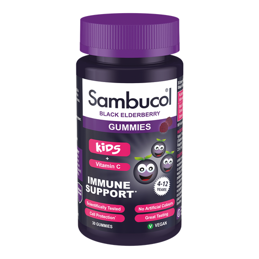 Sambucol Black Elderberry + Vitamin C Immune Support Kids Gummies 30's