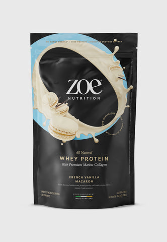 Zoe Nutrition Whey Protein with Premium Marine Collagen 454 grams