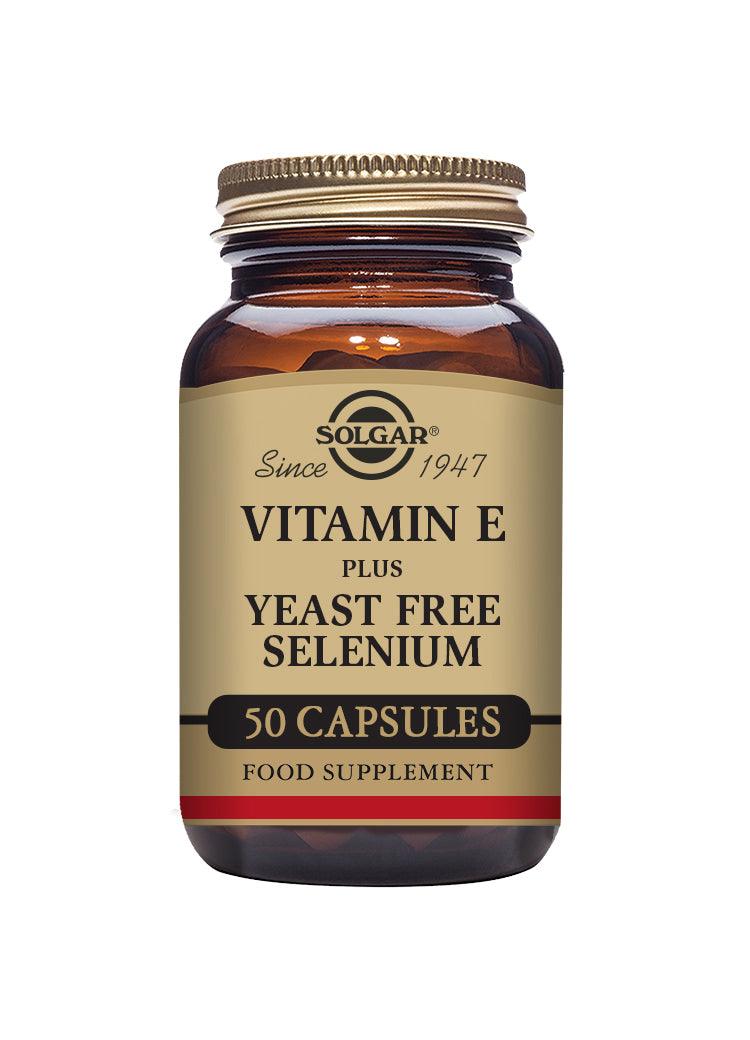 Solgar Vitamin E with Yeast Free Selenium 50's - Approved Vitamins