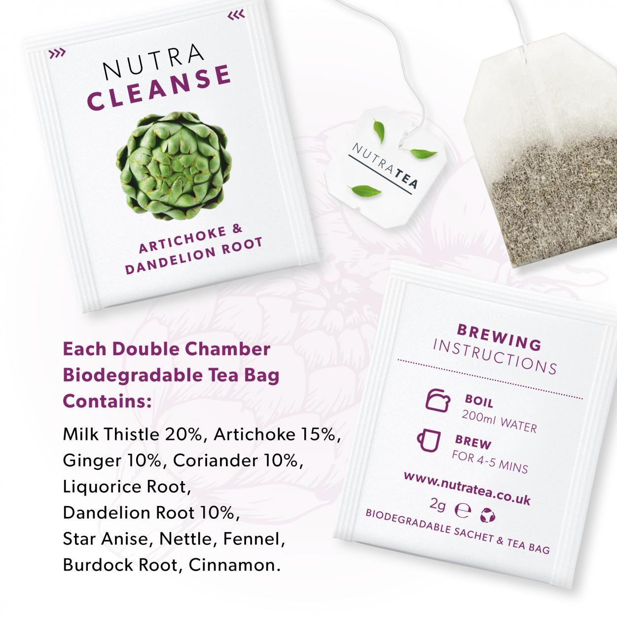 Nutratea Nutra Cleanse Tea Bags 20's