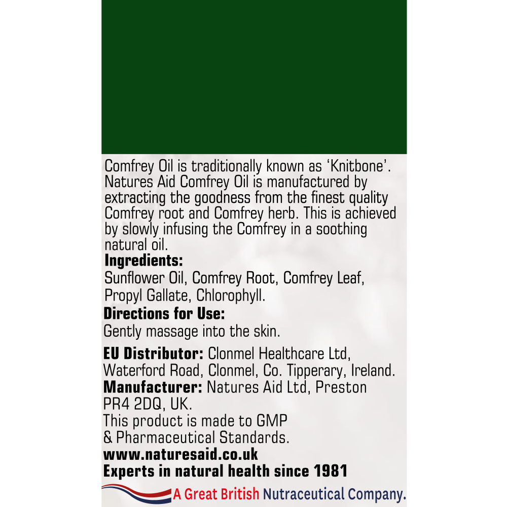 Natures Aid Comfrey Oil 150ml