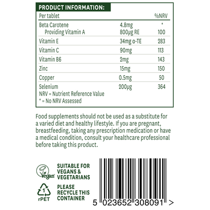 Natures Aid Selenium (Elemental) 200µg 90's