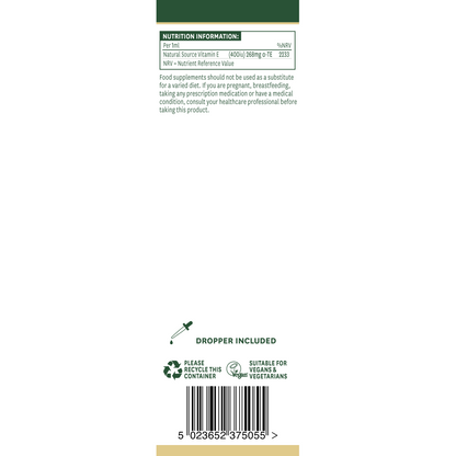 Natures Aid Vitamin E Oil (High Strength) 20,000iu 50ml