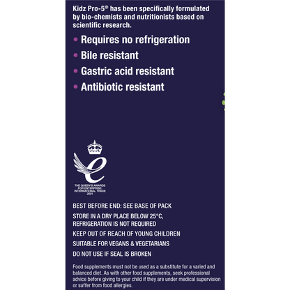 Natures Aid Bio360 Kidz Pro-5 (Daily Microbiotic) 90g