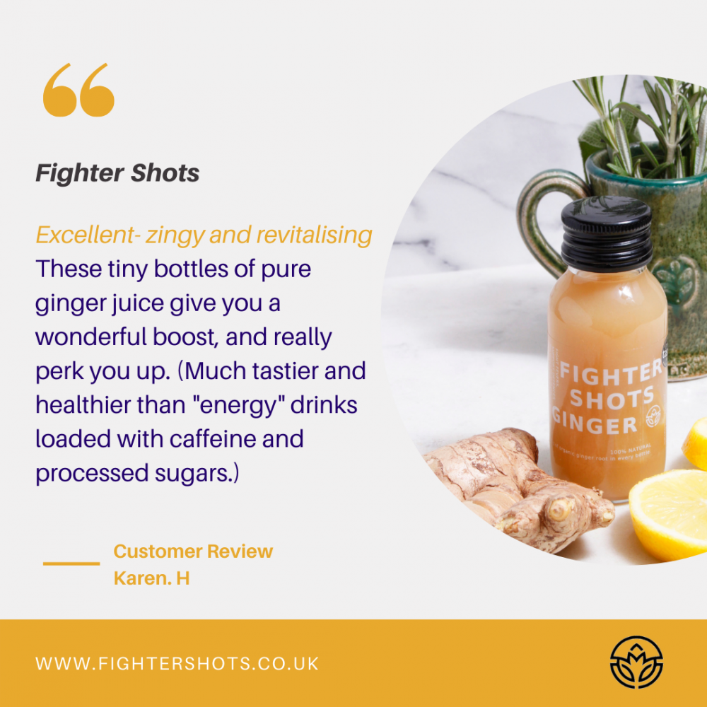 Fighter Shots Ginger 12x60ml CASE