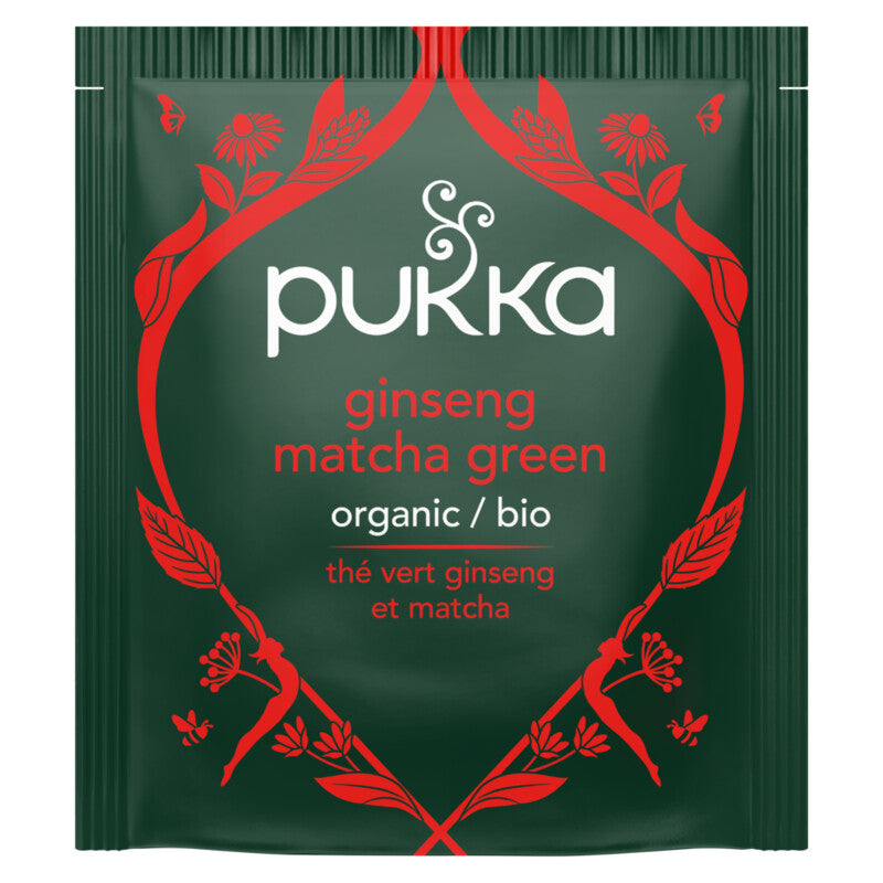 Pukka Herbs Ginseng Matcha Organic Green Tea x 20 Sachets