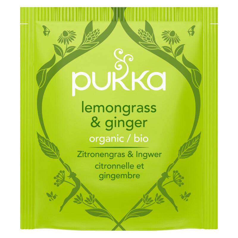 Pukka Herbs Lemongrass & Ginger Organic Herbal Tea x 20 Sachets