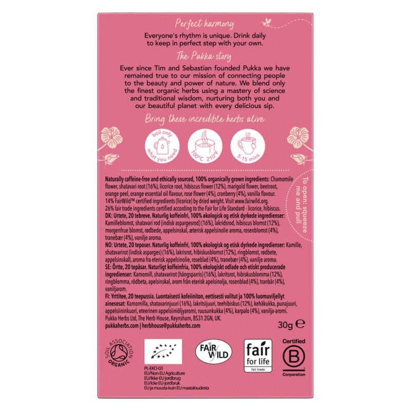 Pukka Herbs Womankind Organic Herbal Tea x 20 Sachets