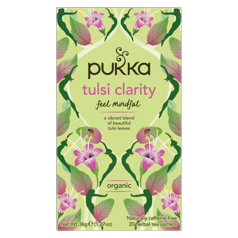 Pukka Herbs Tulsi Clarity Organic Herbal Tea x 20 Sachets