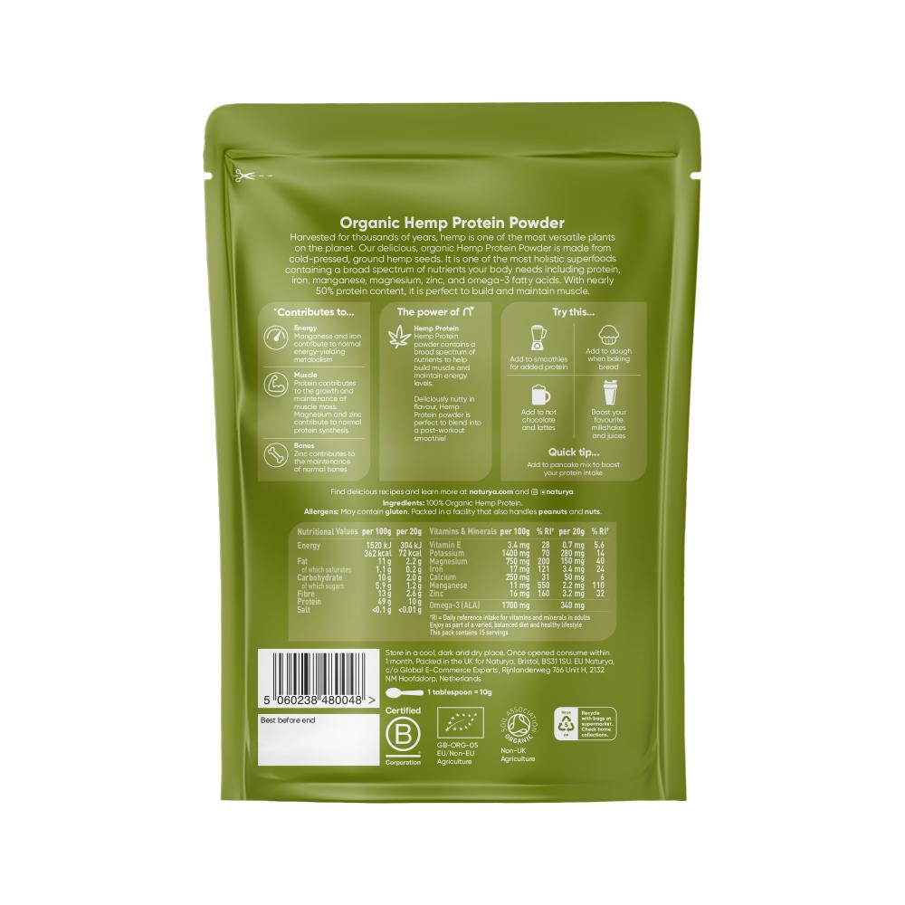 Naturya Organic Hemp Protein Powder 300g