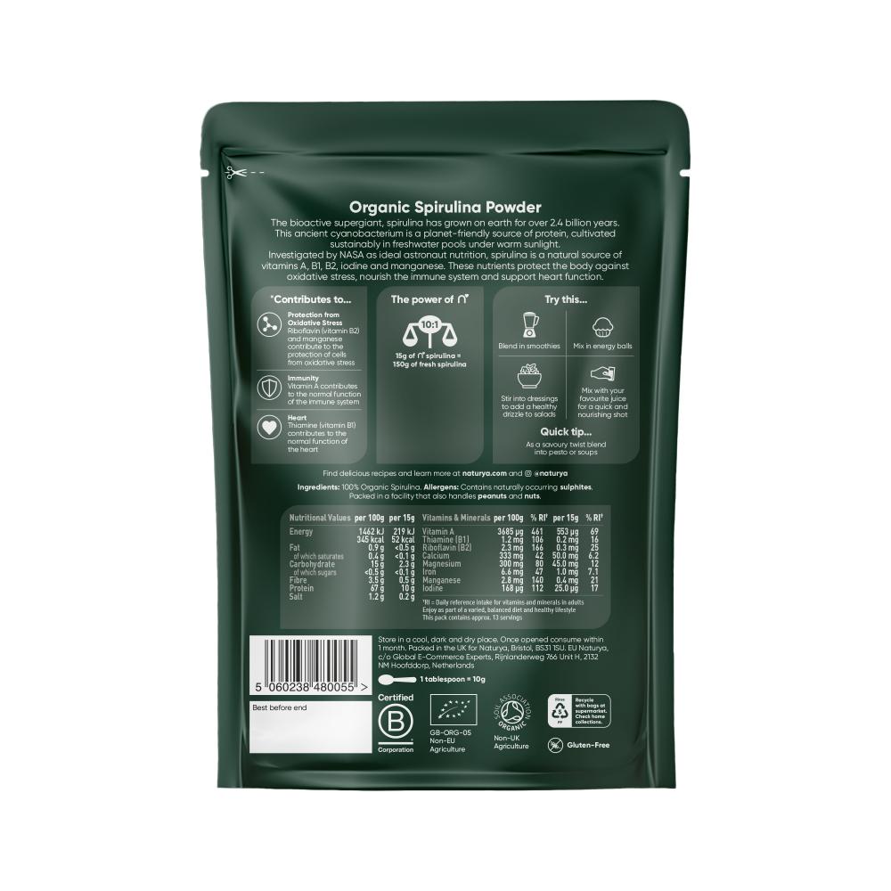 Naturya Organic Spirulina Powder 200g