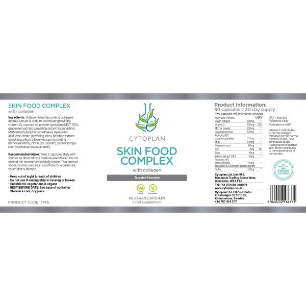 Cytoplan Skin Food Complex - 60s