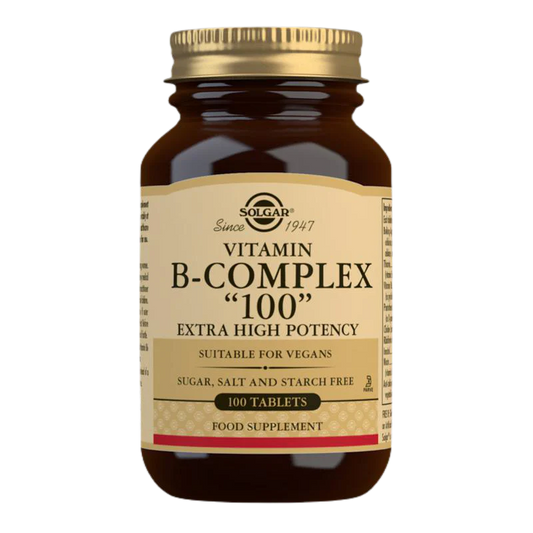 Solgar Vitamin B-Complex ''100'' Extra High Potency - 100 Tablets