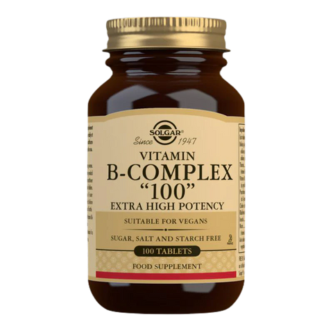 Solgar Vitamin B-Complex ''100'' Extra High Potency - 100 Tablets