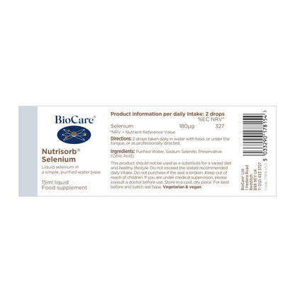 BioCare Nutrisorb Selenium 15ml