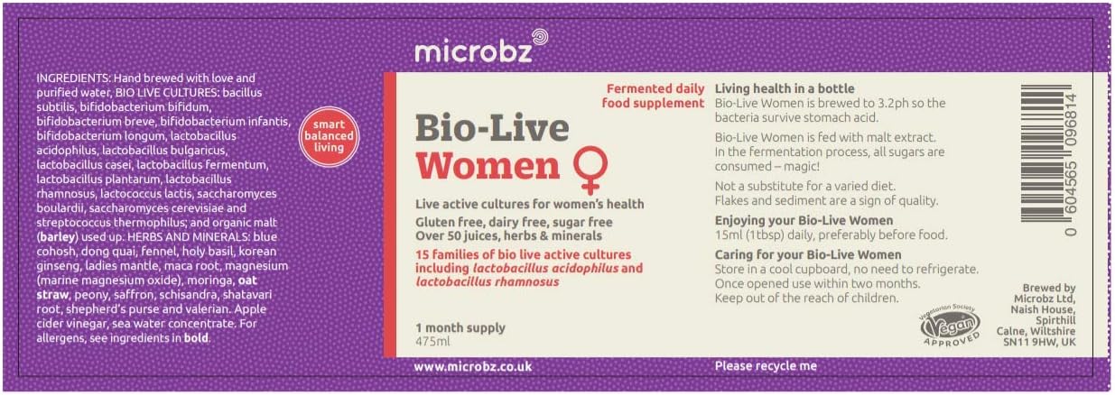 Microbz Bio-Live Women 475ml