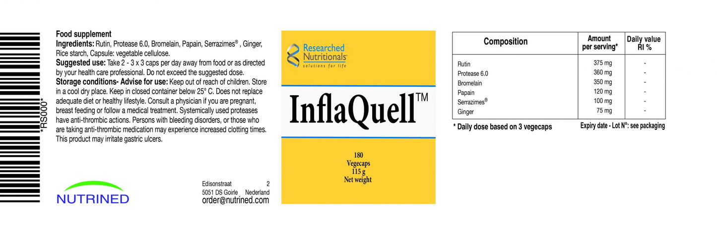 Researched Nutritionals Inflaquell 180's