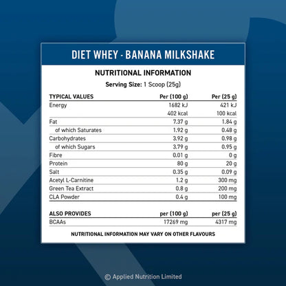 Applied Nutrition Diet Whey Protein 1kg