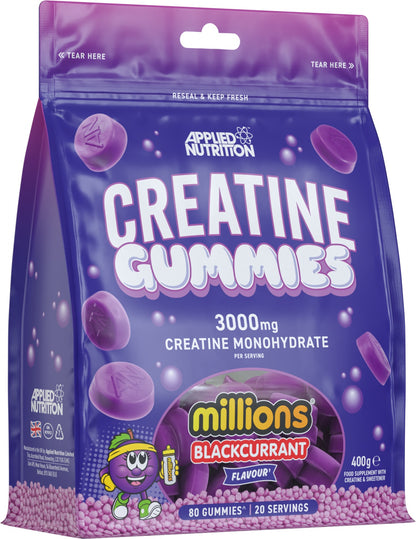 Applied Nutrition Creatine Gummies 3000mg (20 Servings)