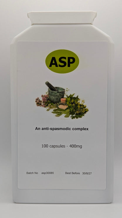 Practitioner Supplies - ASP 400mg 100 Caps - Anti-Spasmodic Complex