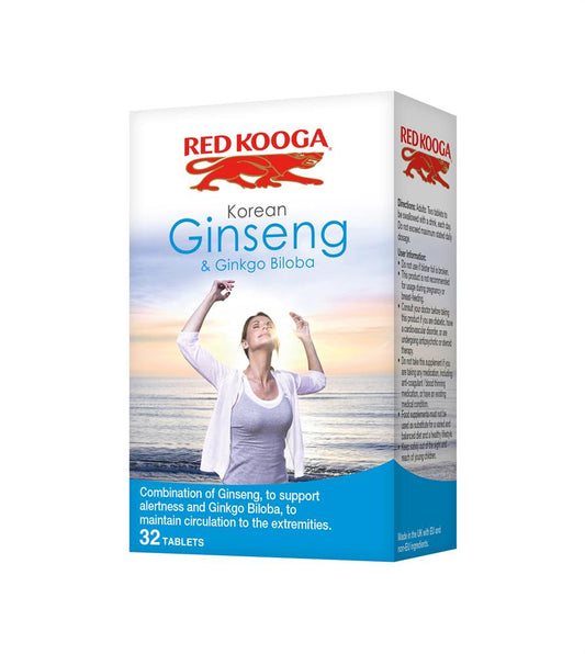 Red Kooga Korean Ginseng & Ginkgo Biloba 32 tablets