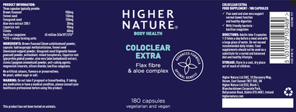 Higher Nature ColoClear Extra 180 Capsules