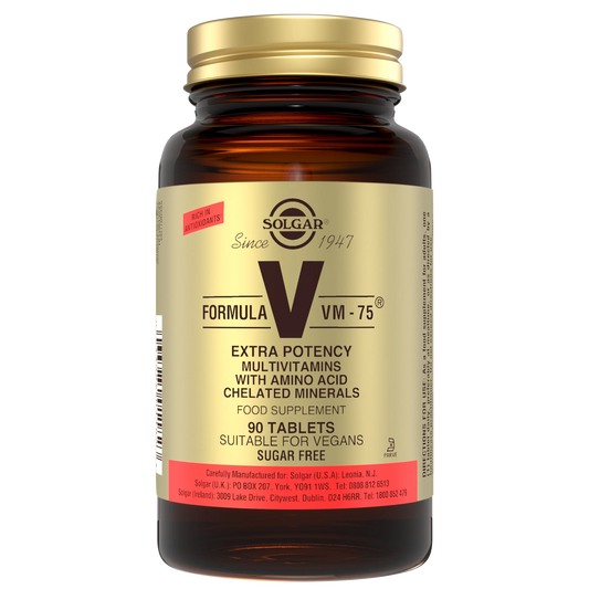 Solgar Formula VM-75 High Potency Multivitamin with Chelated Minerals Tablets