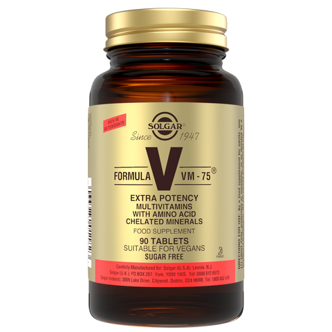 Solgar Formula VM-75 High Potency Multivitamin with Chelated Minerals Tablets