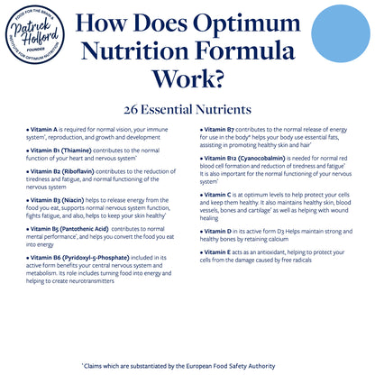 Patrick Holford Optimum Nutrition Formula 120 tablets