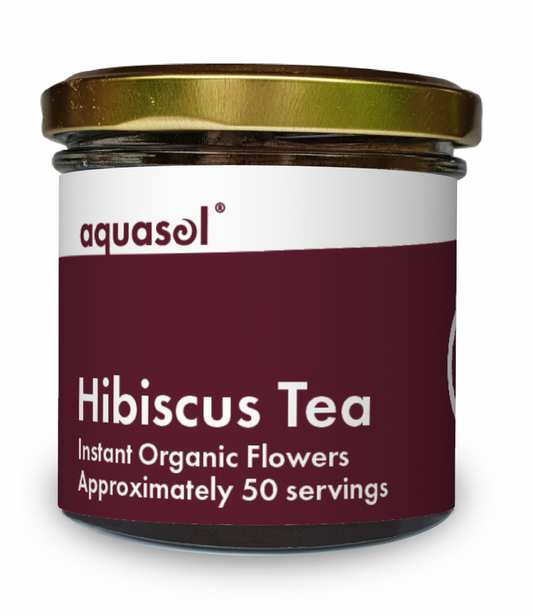 AquaSol Hibiscus Tea Instant Organic Flowers 20g