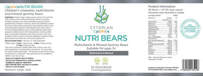 Cytoplan Nutri Bears Multivitamin for Kids 90's