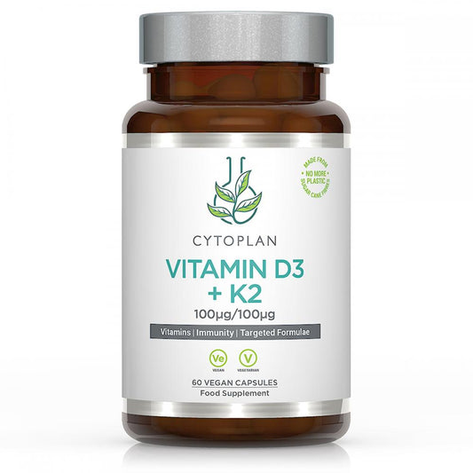 Cytoplan Vitamin D3 + K2 60's