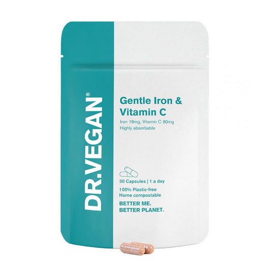 DR VEGAN Gentle Iron + Vitamin C 30's