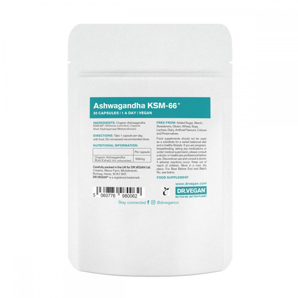 DR VEGAN Ashwagandha KSM-66 30's