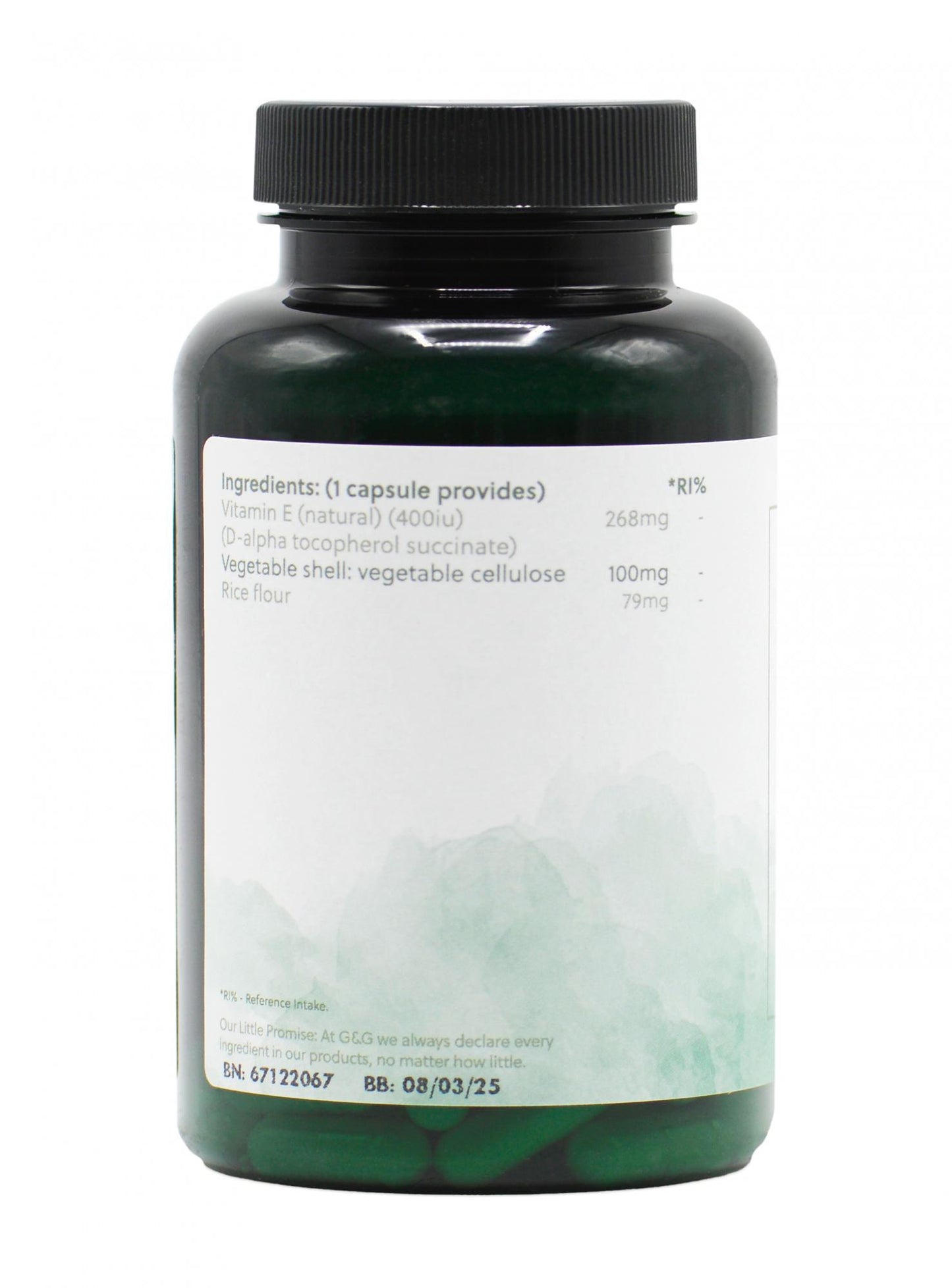 G&G Vitamins Vitamin E 400iu 120s