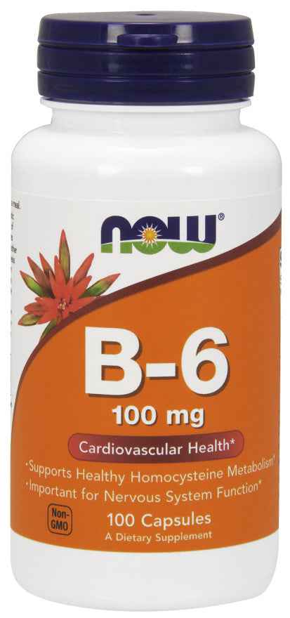 NOW Foods Vitamin B-6 100mg 100 caps