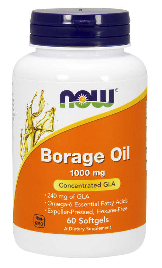 NOW Foods Borage Oil 1000mg 60 softgels