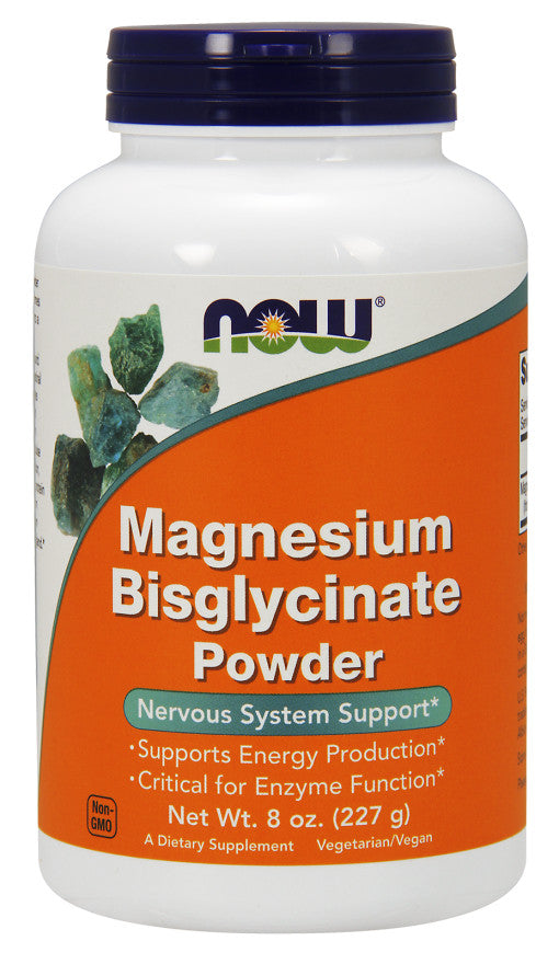 NOW Foods Magnesium Bisglycinate Powder 227g