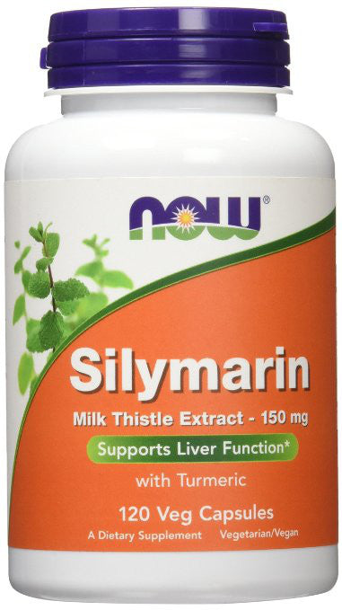 NOW Foods Milk Thistle Extract with Turmeric 150mg 120 vcaps