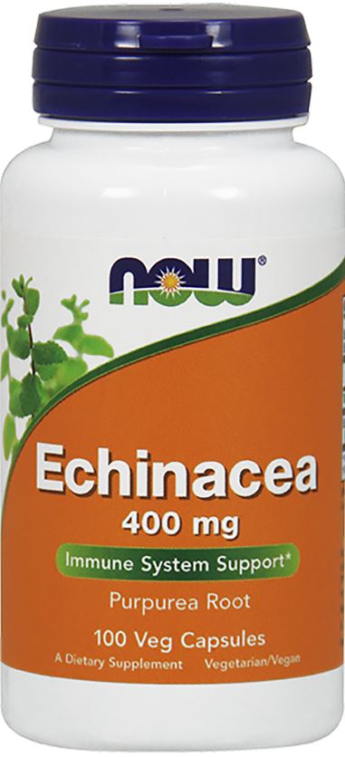 NOW Foods Echinacea 400mg 100 vcaps