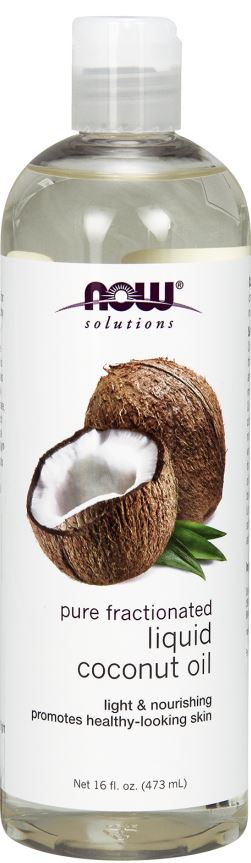 NOW Foods Coconut Oil Liquid Pure Fractionated 473 ml