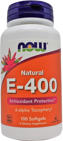 NOW Foods Vitamin E-400 Natural 100 softgels