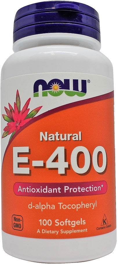 NOW Foods Vitamin E-400 Natural 100 softgels