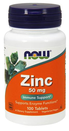 NOW Foods Zinc 50mg 100 tabs