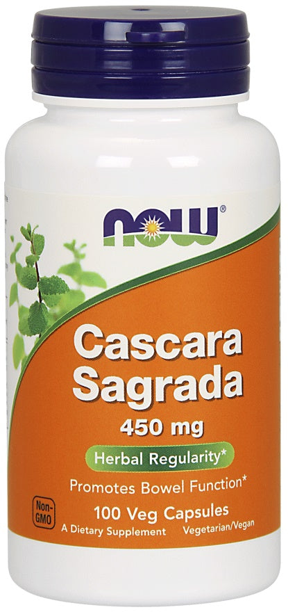 NOW Foods Cascara Sagrada 450mg 100 vcaps