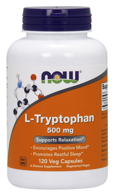 NOW Foods L-Tryptophan 500mg 120 vcaps