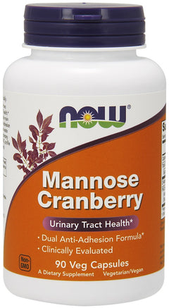 NOW Foods Mannose Cranberry 90 vcaps